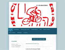 Tablet Screenshot of clubhelmantibike.com
